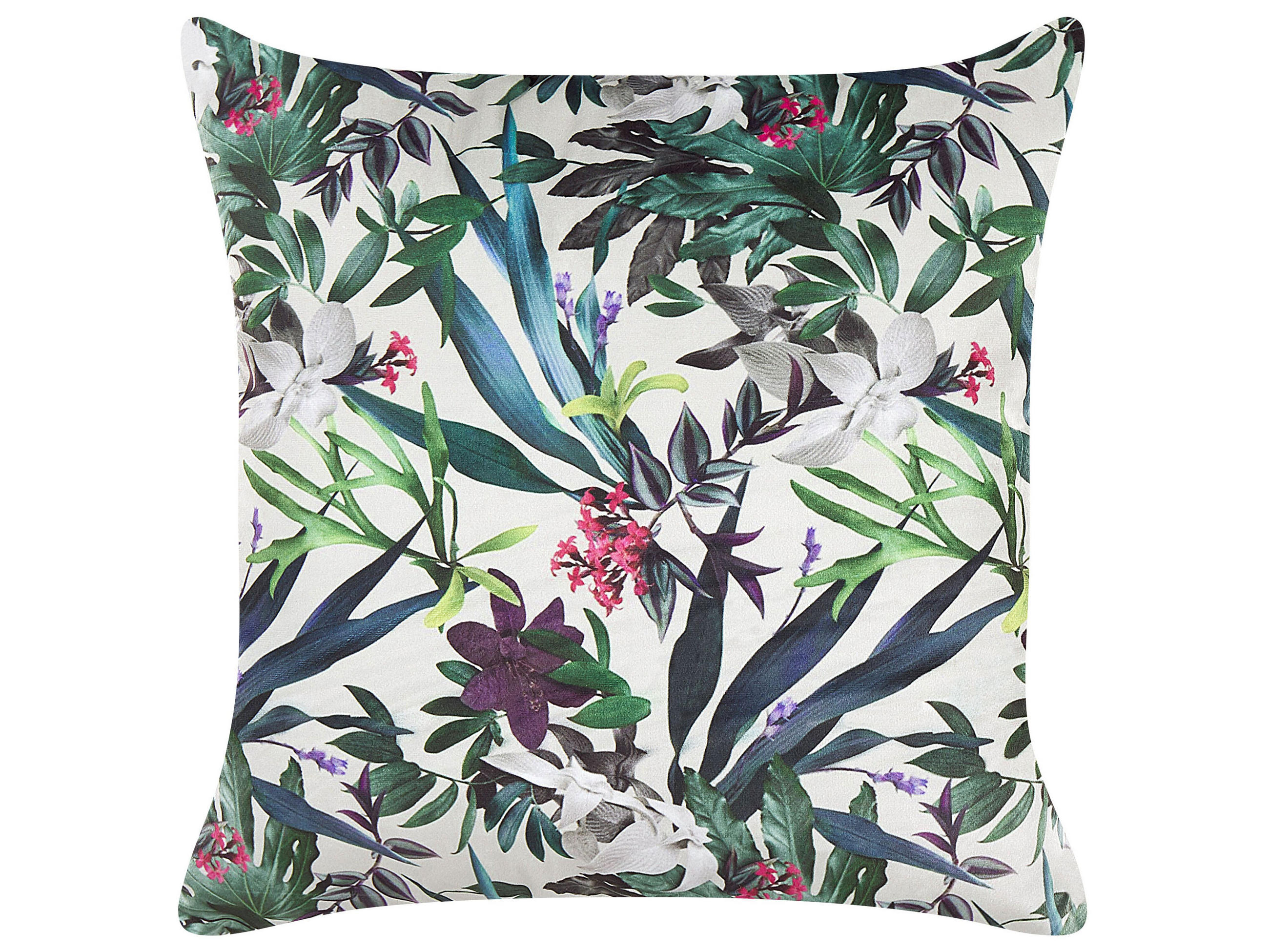 DEKOKISSEN Grün 45/45 cm Gasteria - Grün, Textil (45/45cm) - Beliani