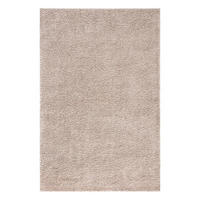 HOCHFLOR-TEPPICH City Shaggy 500 Sand 200x200 cm - Beige, Textil (200/200cm) - carpet city