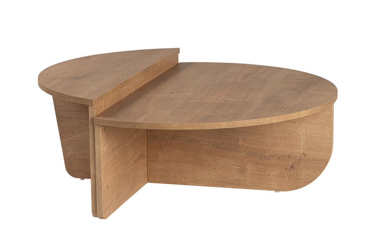 COUCHTISCH orion hellbraun - Braun, Holz (90/60/30cm) - Habitat Garten