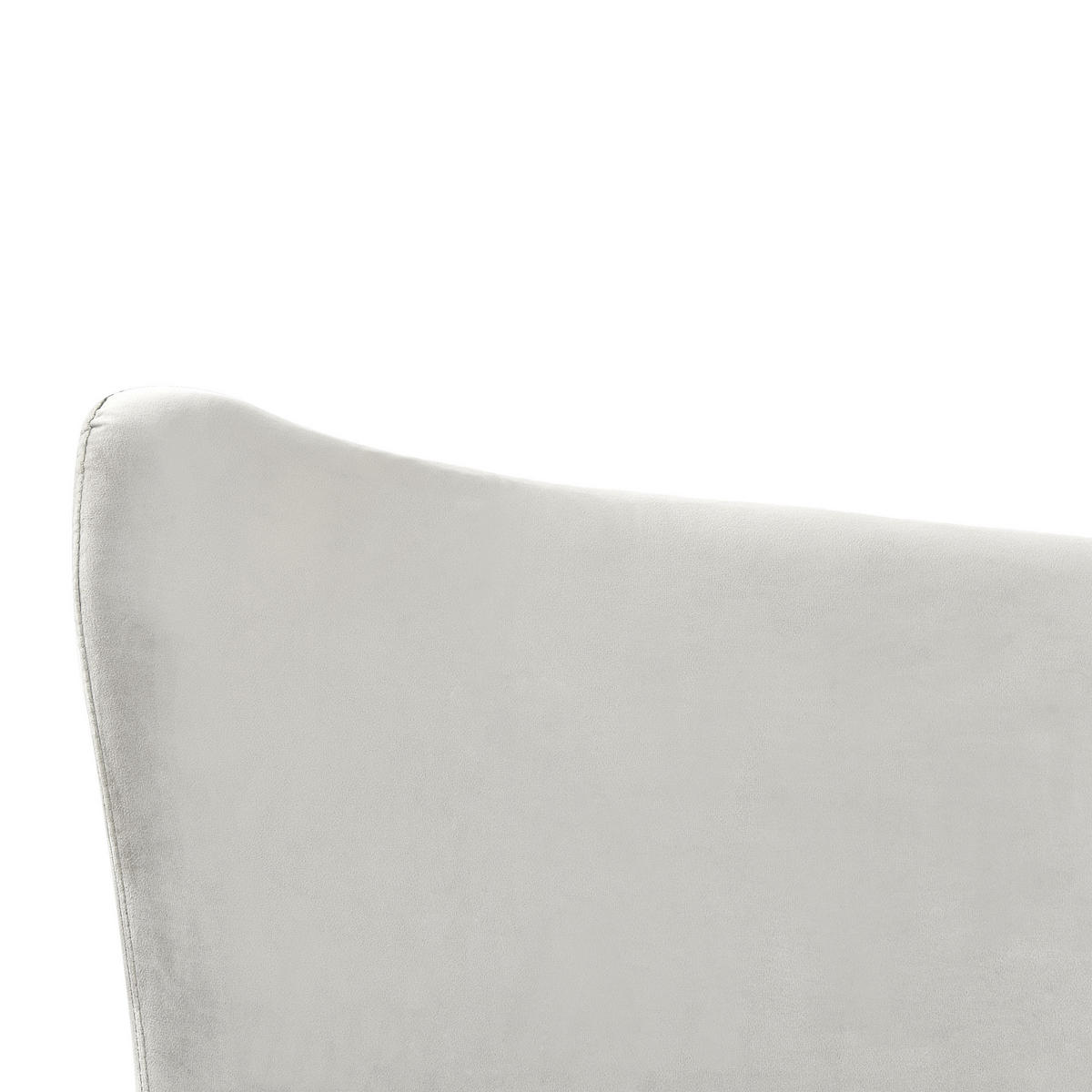 POLSTERBETT 140/200 cm Hellgrau Chaleix - Hellgrau, Textil (140/200cm) - Beliani