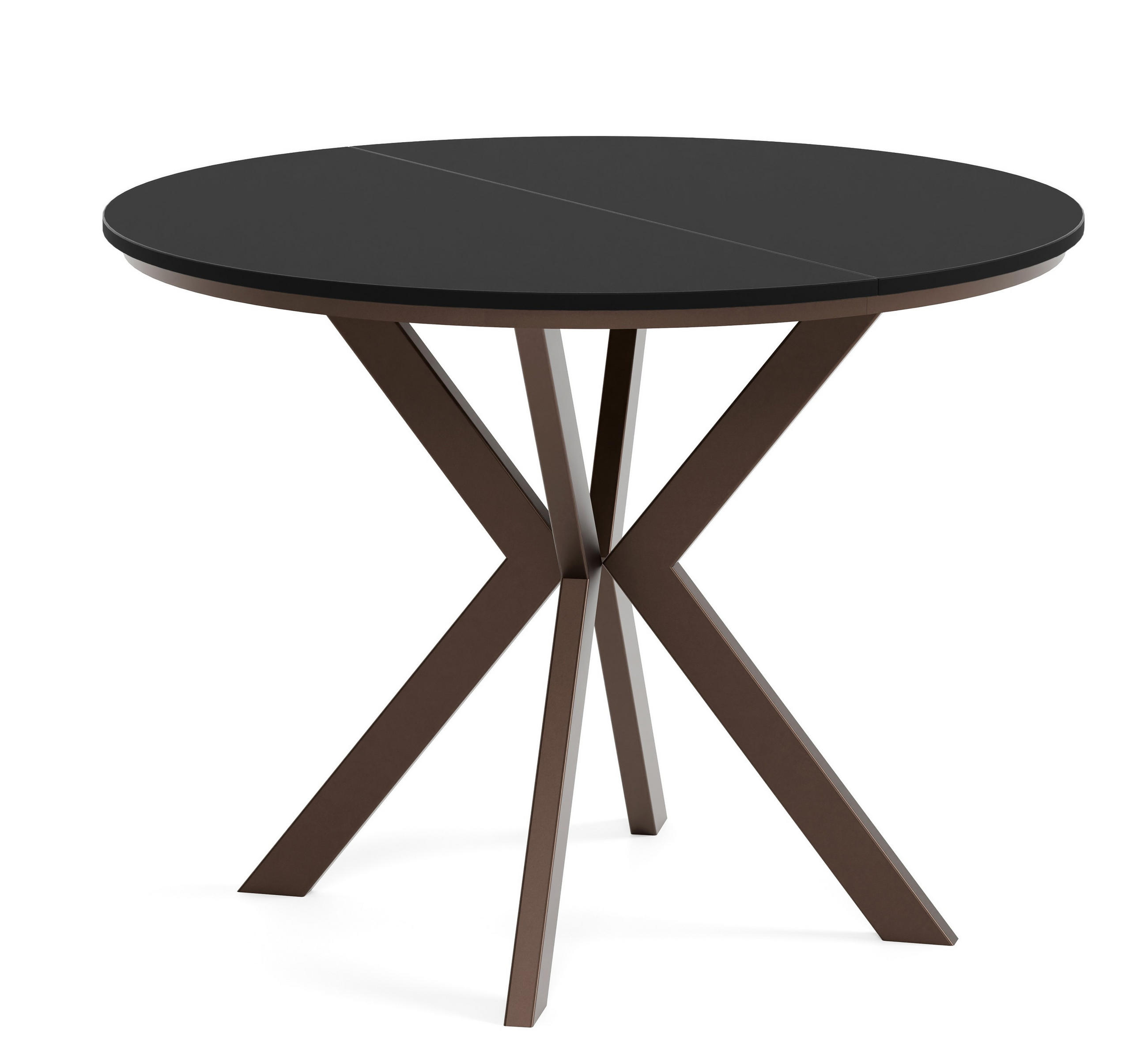 Sepro Meble Tisch Schwarz, Braun 100x76x100 cm