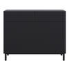 SIDEBOARD Veldio New Schwarz 100 cm - Schwarz, Holzwerkstoff/Metall (99.8/80/38cm) - Selsey