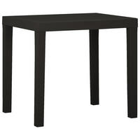 GARTENTISCH Anthrazit 79/65/72 Cm Kunststoff - Anthrazit, Kunststoff (79/65/72cm) - vidaXL