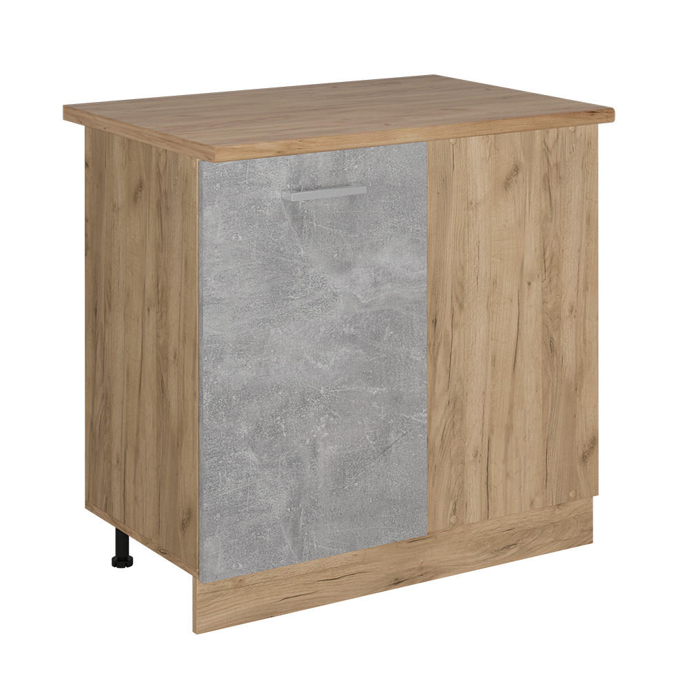 H&Ouml;RNUNDERSK&Aring;P R-Line betong 86 cm , AP Oak Gr&aring;, Ekf&auml;rgad 81.6/86/60 cm