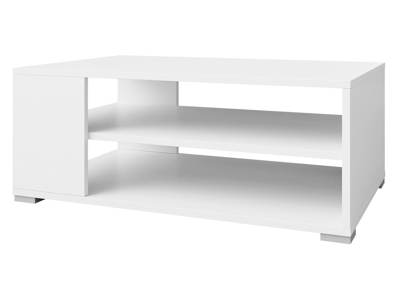 COUCHTISCH Gimren - Hellgrau/Weiß, Holzwerkstoff/Kunststoff (65/100/40cm) - MIRJAN24