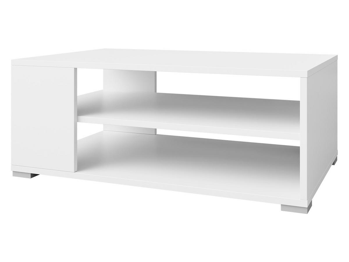 COUCHTISCH Gimren - Hellgrau/Weiß, Holzwerkstoff/Kunststoff (65/100/40cm) - MIRJAN24