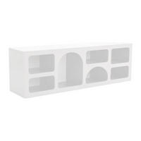 TV-MÖBEL mit 7 Fächern - Weiß - LUELA - Weiß, Holz (40/51/160cm) - Vente-Unique