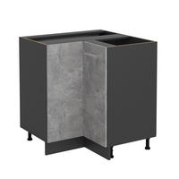 Anthrazit/Grau, Holzwerkstoff (75.6/81.6/46cm) - Vicco