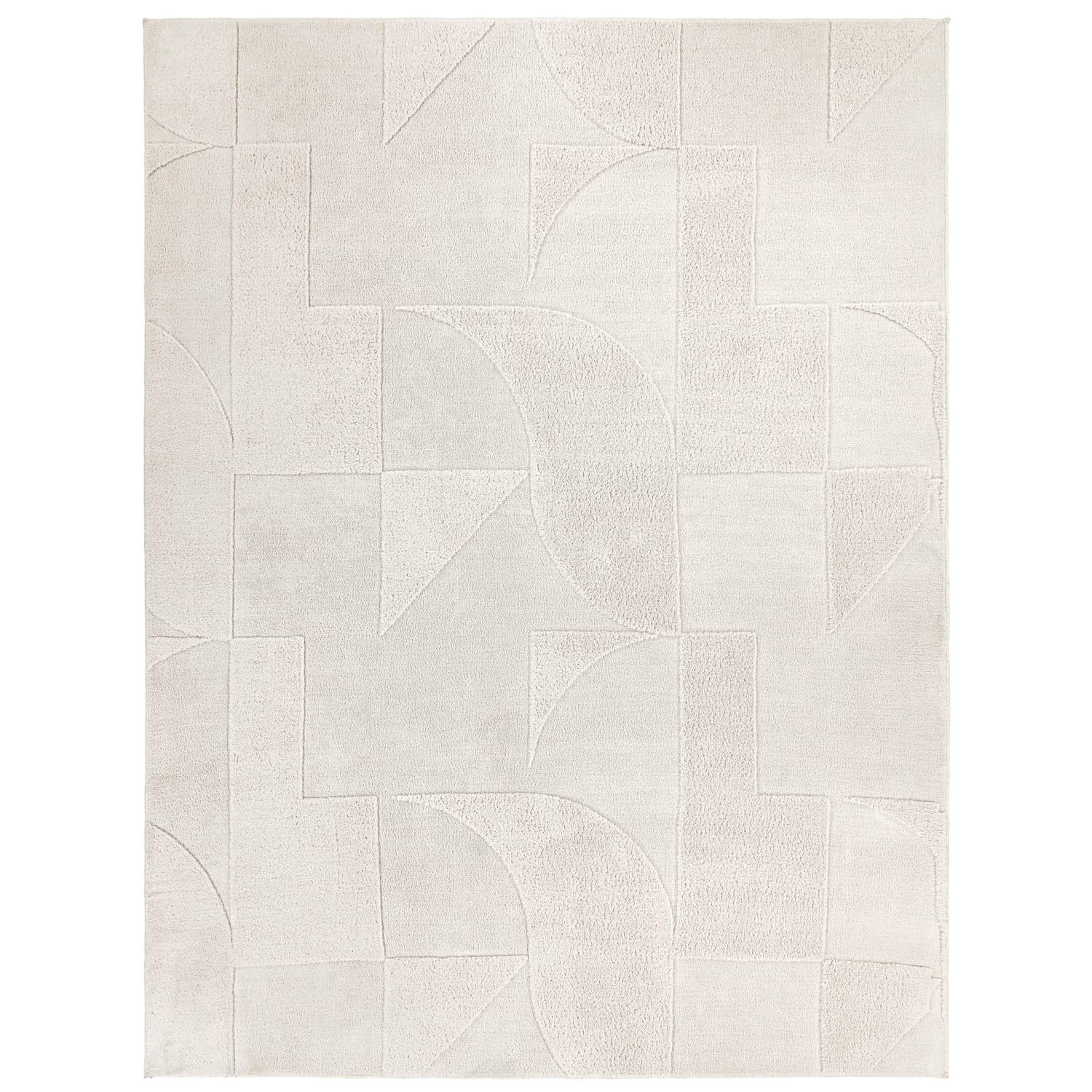Paco Home Hochflorteppich Creme 120x160 cm