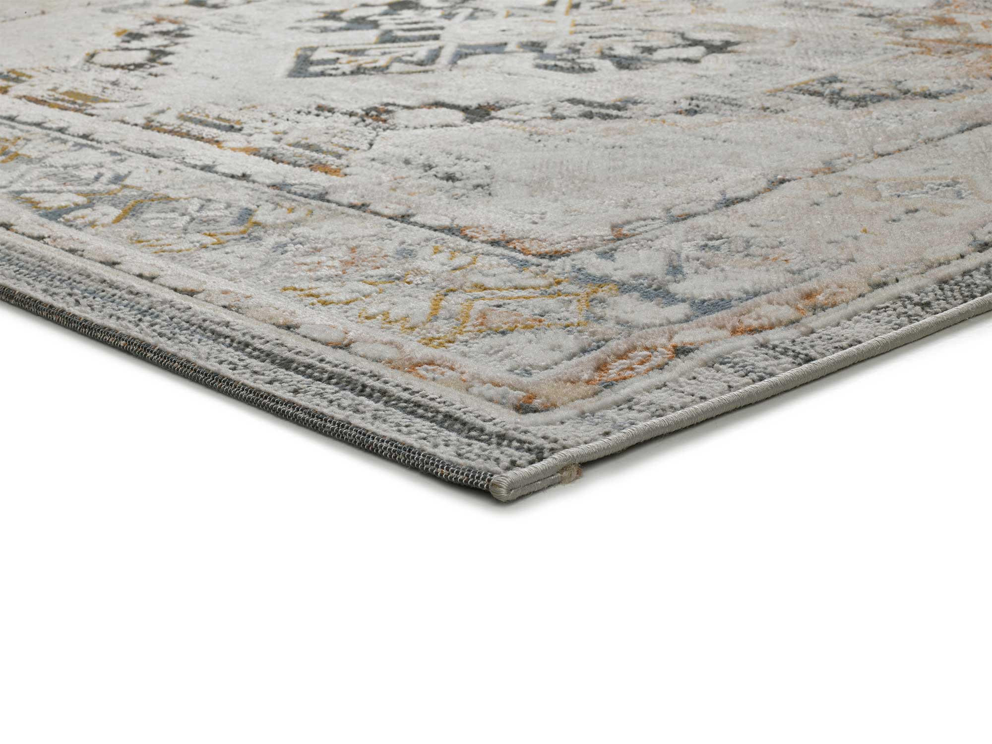 VINTAGE-TEPPICH Beige Springs 154/230 cm - Blau/Beige, Naturmaterialien/Textil (154/230cm) - Atticgo