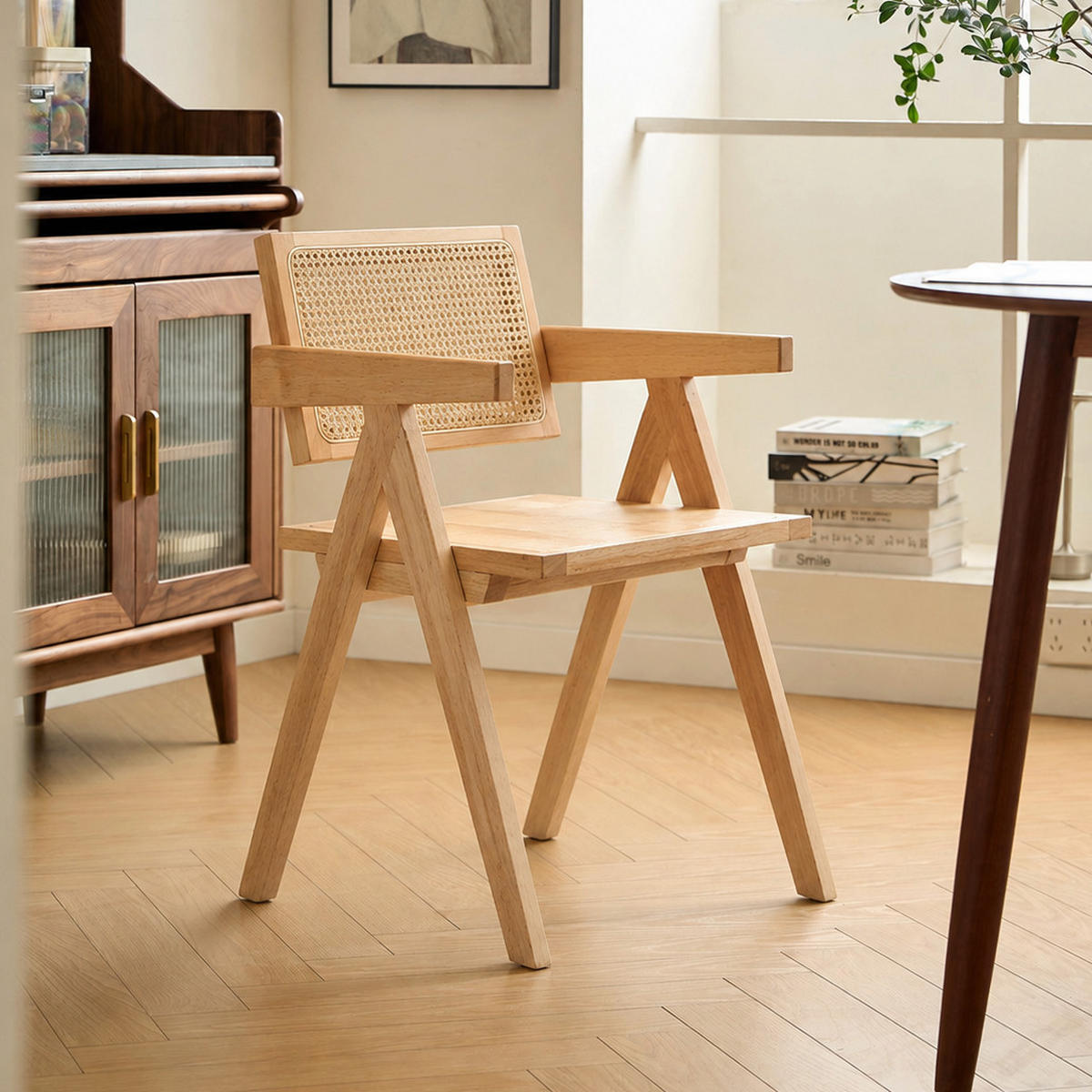 STUHL 1er-Set Holz Braun - Braun, Holz (51/80/54cm) - Nordlys