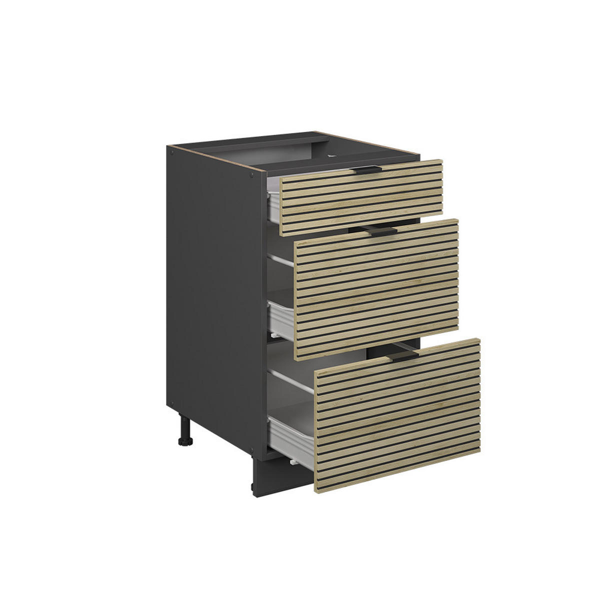 SPODNÍ SKŘÍŇKA KUCHYŇSKÉ LINKY Fame-Line Dubový panel - medově dubová/barva dubu, kompozitní dřevo (50/82/60cm) - Vicco