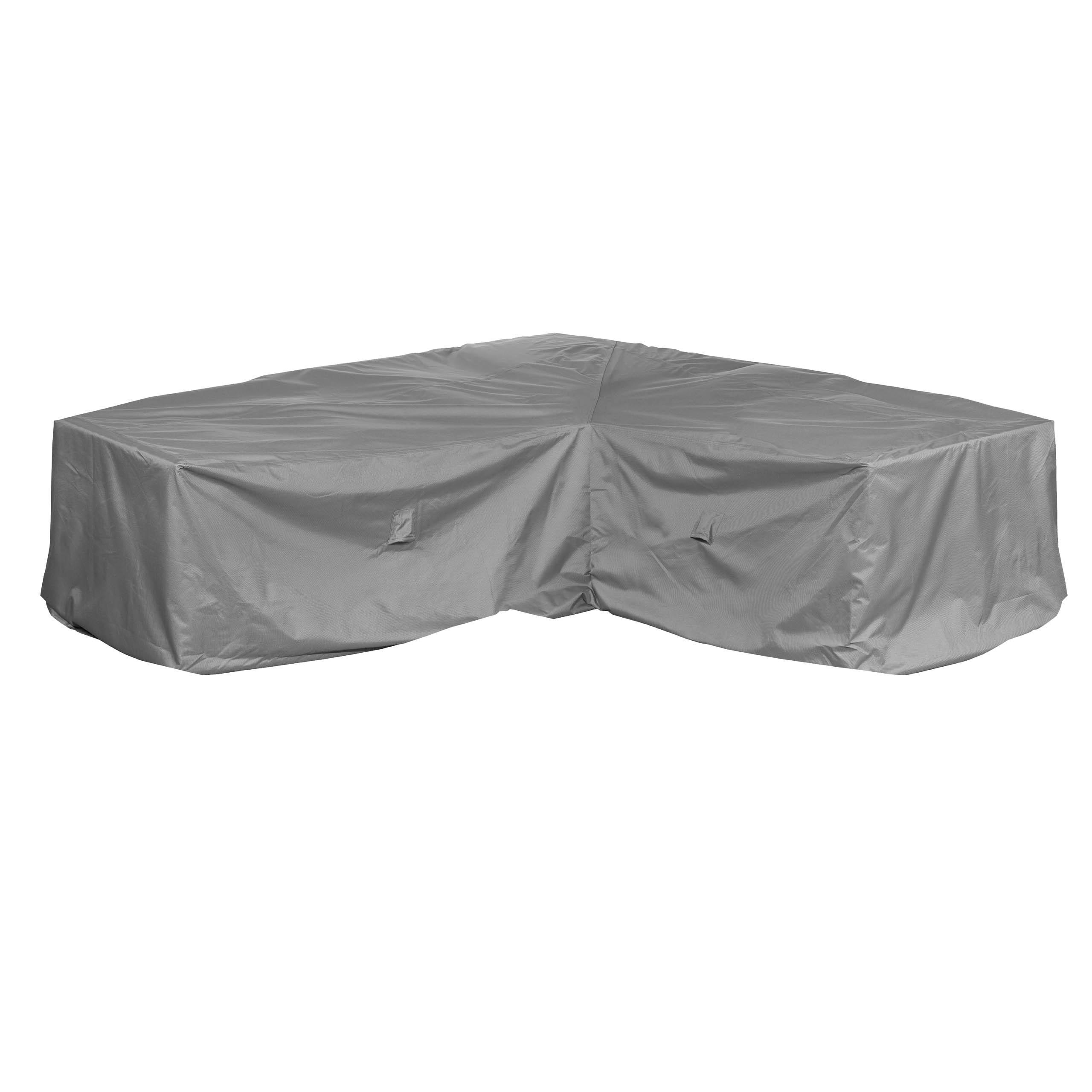 mehr Garten Loungegruppen Grau 195x80x255 cm