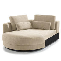 MODULLONGCHAIR - Beige, Textil (129/74/167cm) - home24