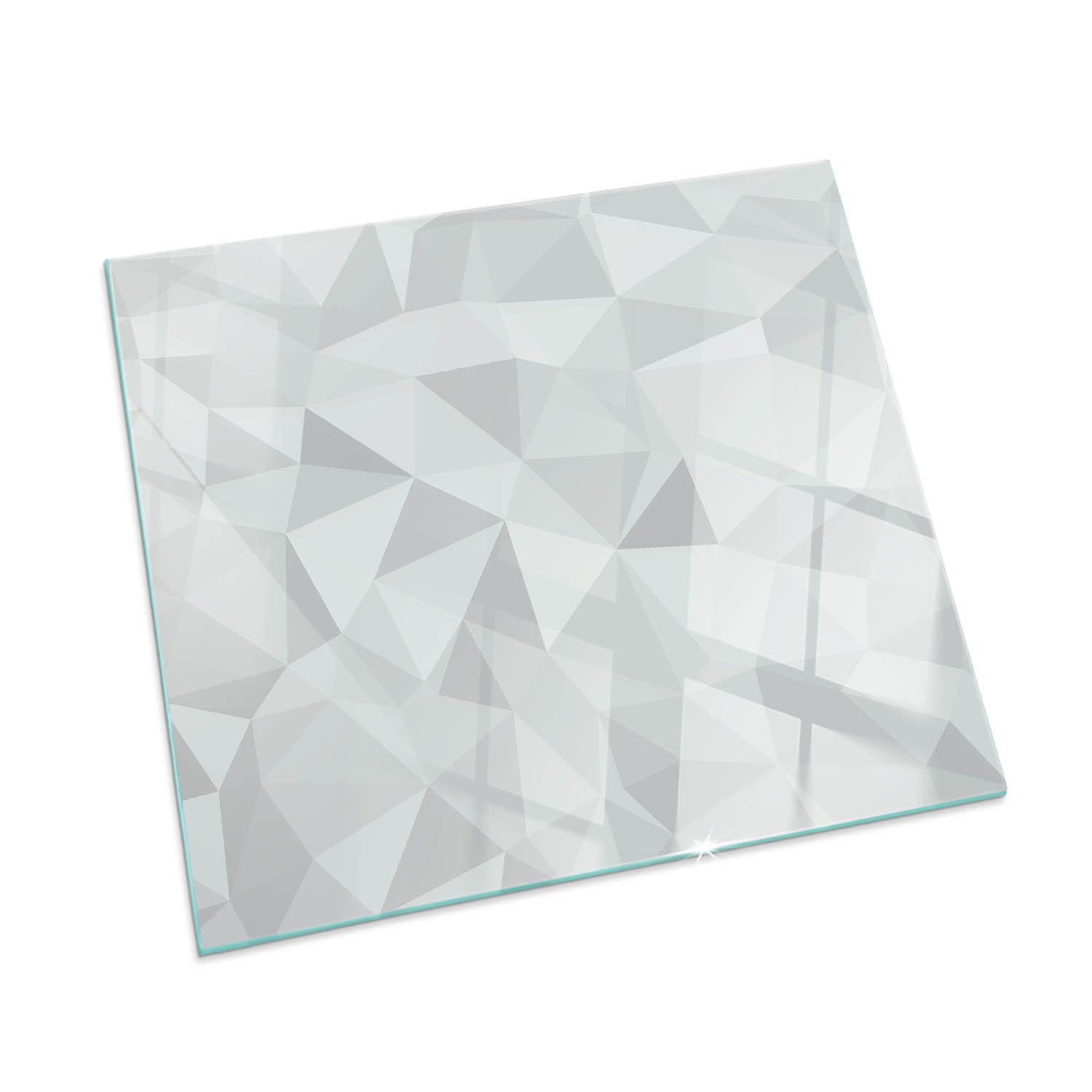 ArtPrintCave Glasplatte Grau 50x50x0.4 cm