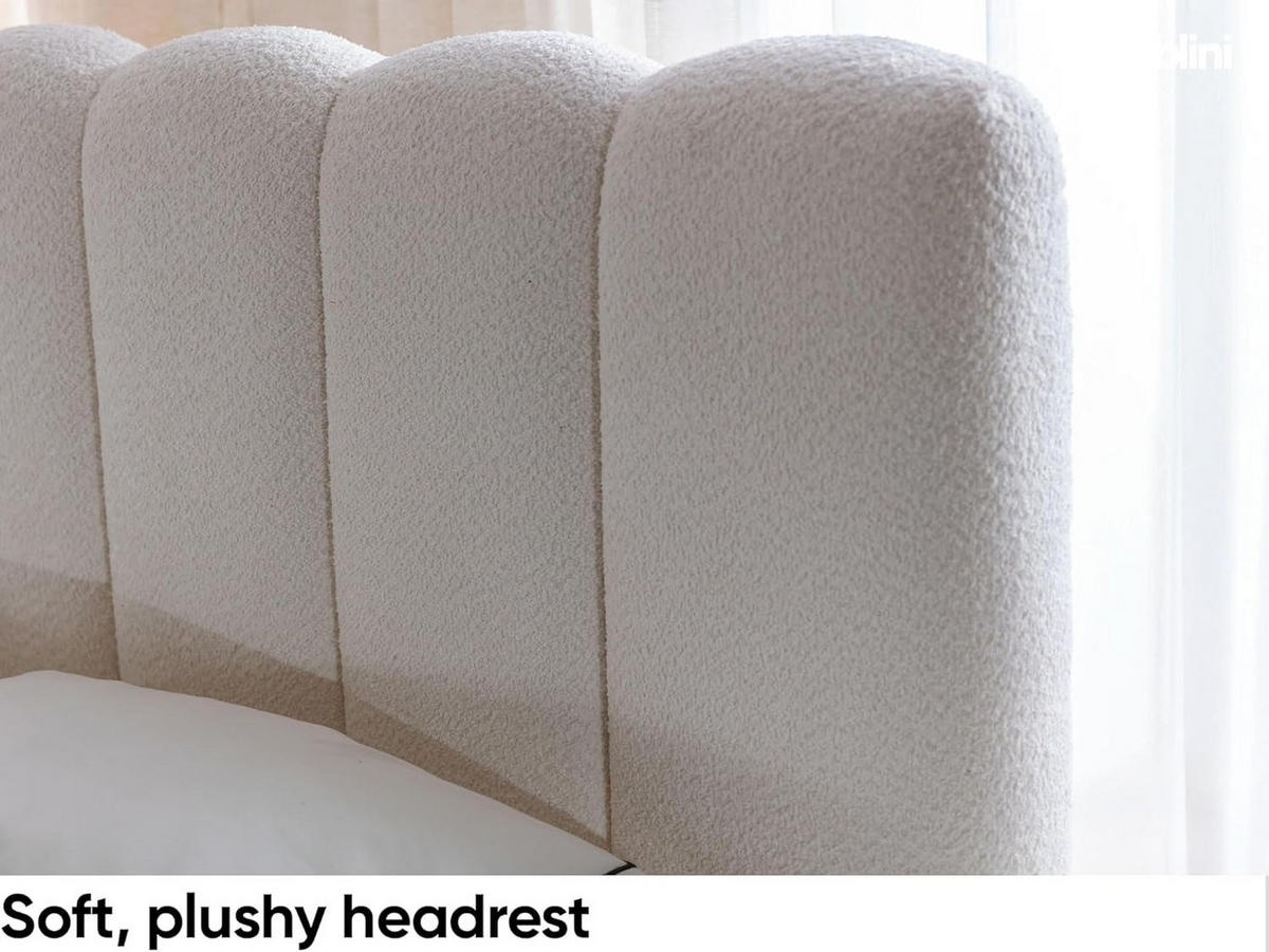 POLSTERBETT Carlos - Dunkelblau, Textil (120/200cm) - Meblini