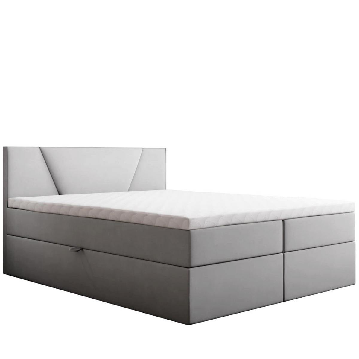 BOXBETT Jubilee Bonellfederkern inkl. Topper - Silberfarben, Holz/Holzwerkstoff (140/200cm) - Best For Home