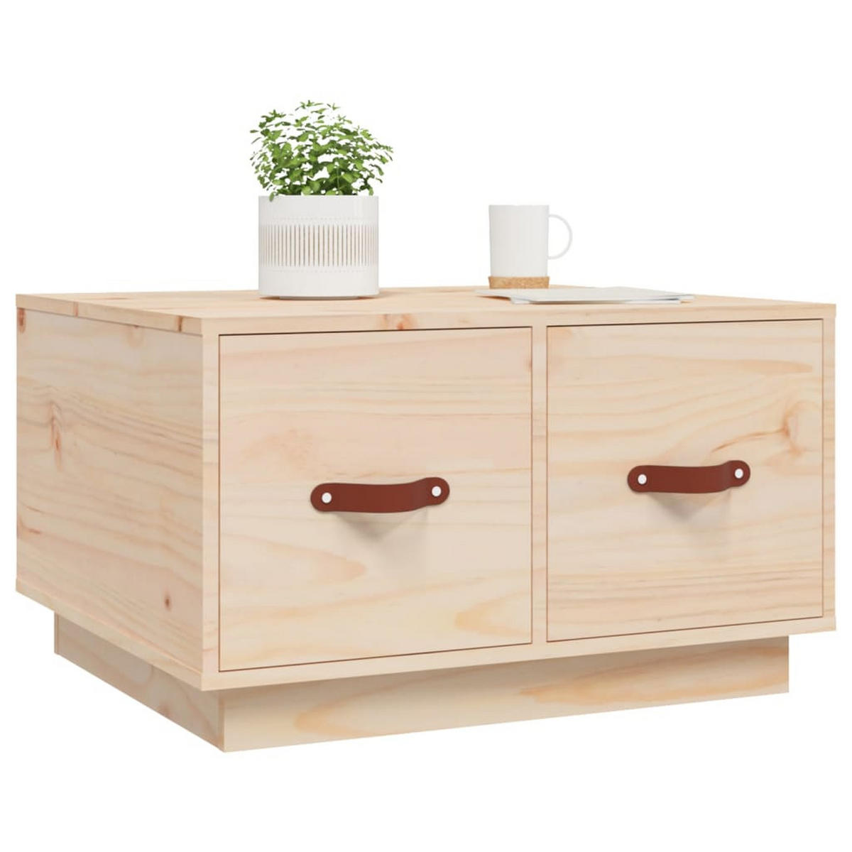 COUCHTISCH 60x53x35 cm Massivholz Kiefer - Naturfarben, Holz (60/53/35cm) - furnicato