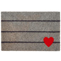 ROHOŽ - sivá, textil/plast (60/40cm) - Relaxdays
