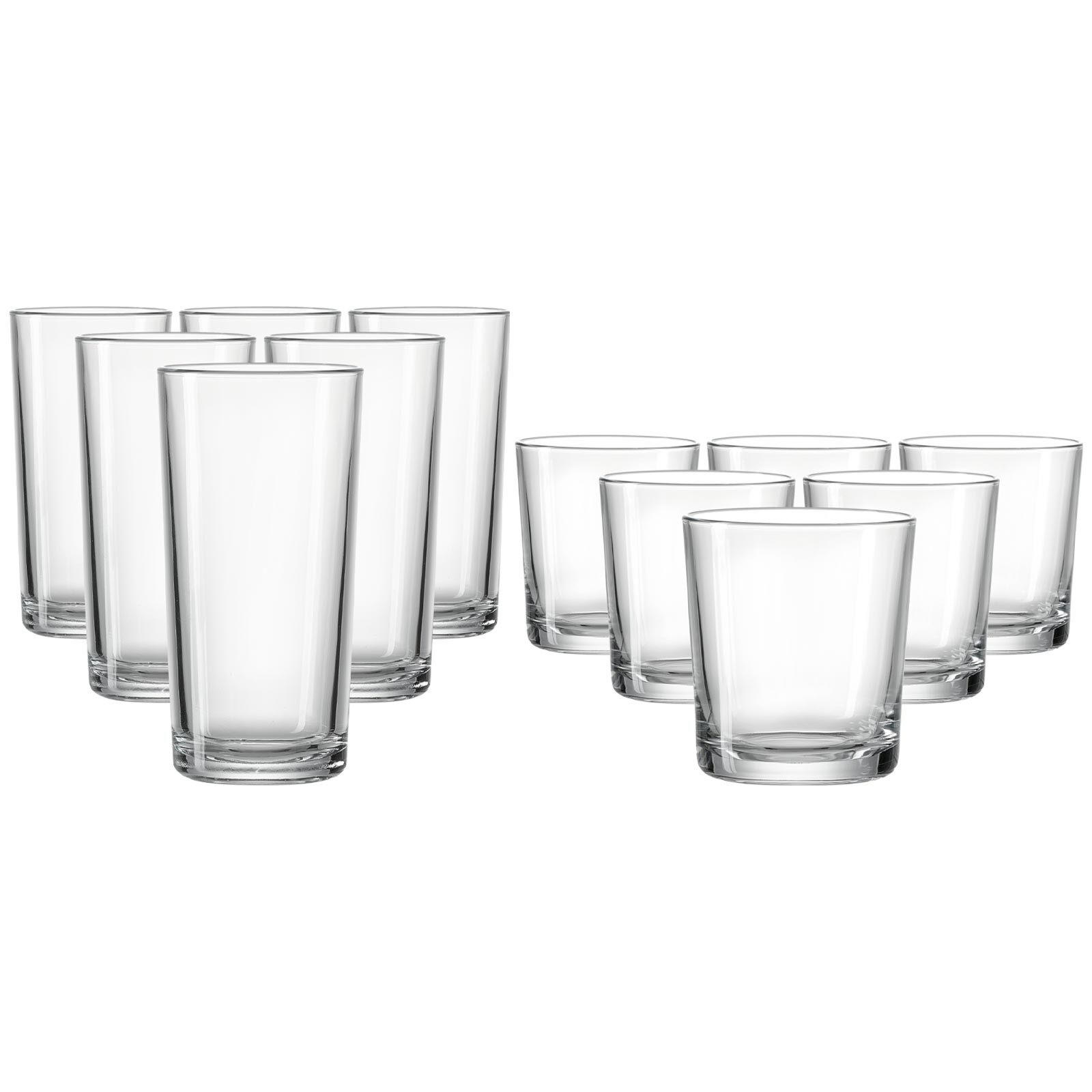 WHISKY / LONGDRINK-SET Vio transparent 12er Set - Transparent, Glas - Ritzenhoff Breker
