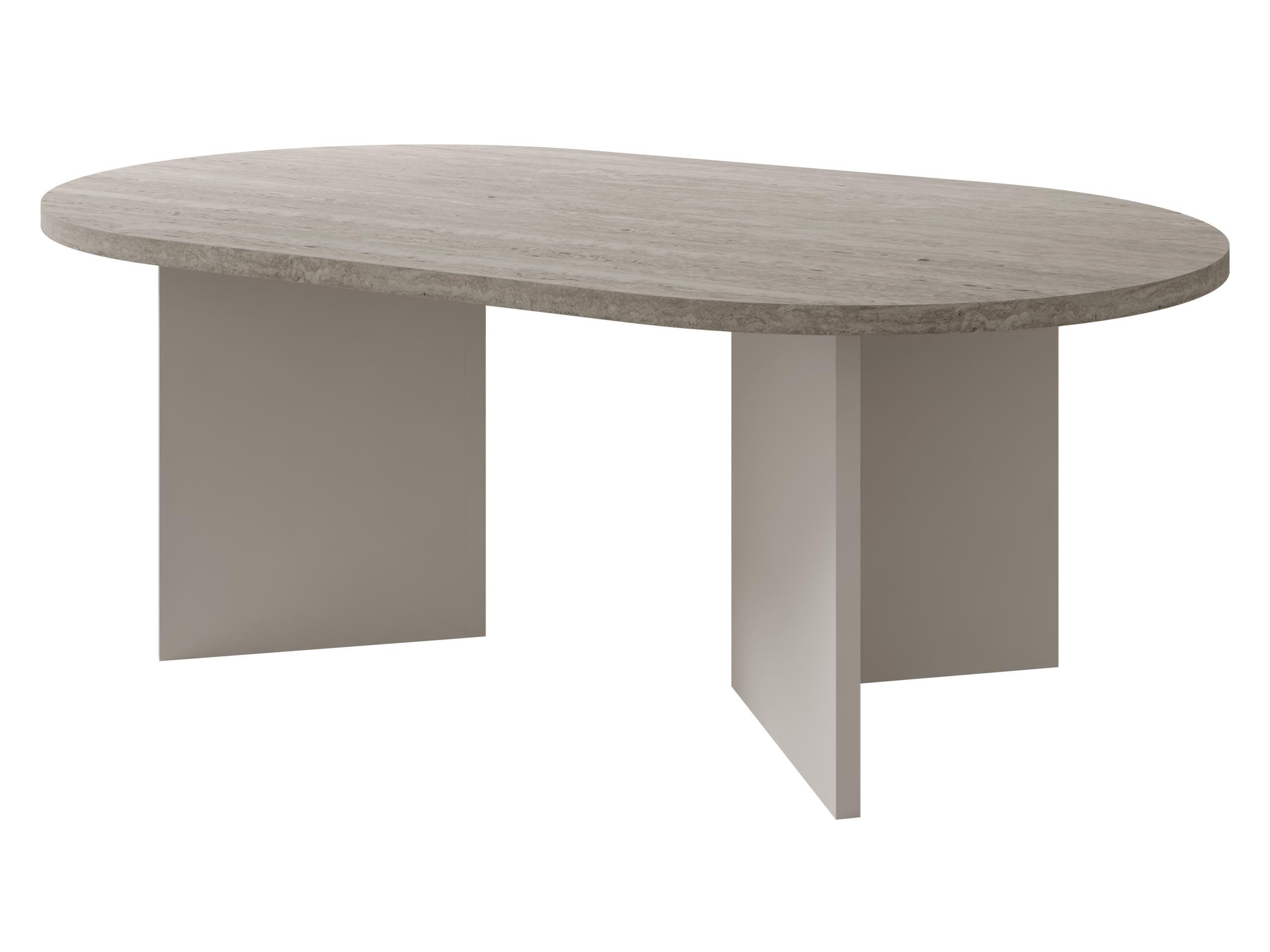 COUCHTISCH Gelizo 22 mm - Sandfarben/Beige, Holzwerkstoff (65/110/42cm) - MIRJAN24