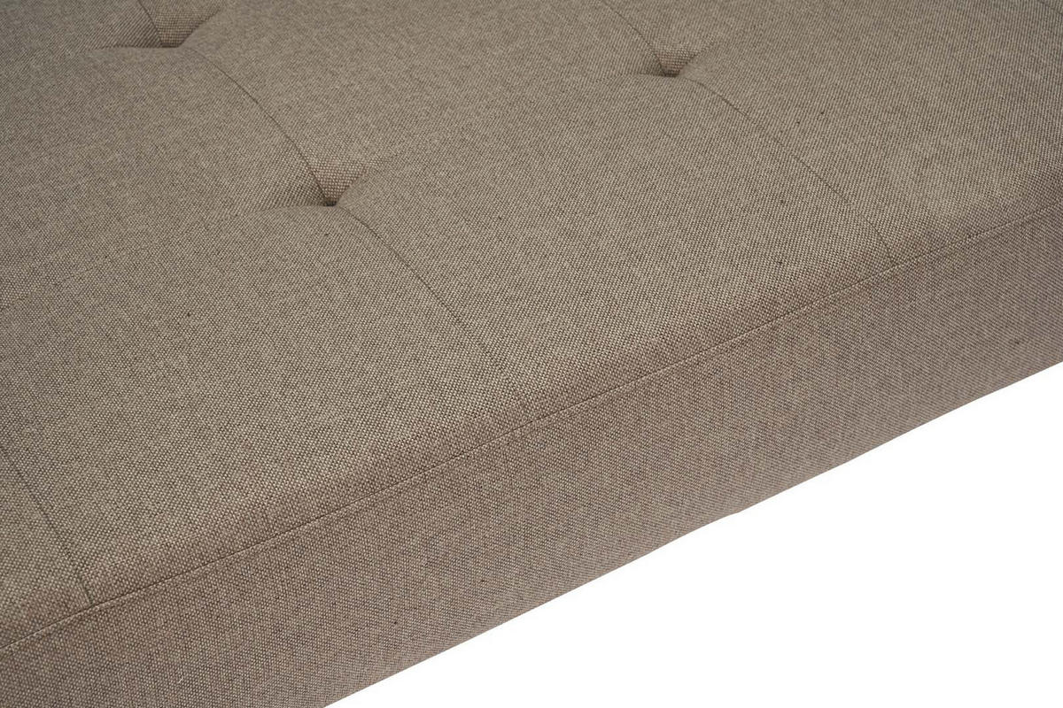 RÉCAMIERE stoff braun - Braun, Textil (200/38/80cm) - ebuy24
