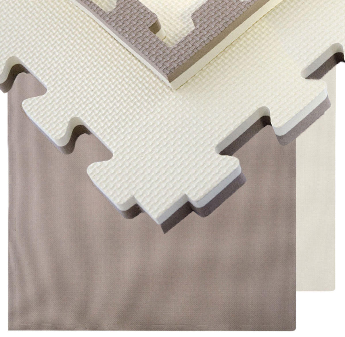 BODENSCHUTZMATTE 90x90x2,5 cm, Braun, 2er Set - Braun, Kunststoff (90/90cm) - eyepower