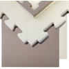 BODENSCHUTZMATTE 90x90x2,5 cm, Braun, 2er Set - Braun, Kunststoff (90/90cm) - eyepower