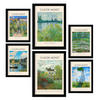 POSTER Set Mit 6 Monet Posterblatt 2 Malergalerie A3 & A4 Rahmenlos - Klar, Papier (29/3cm) - Nacnic