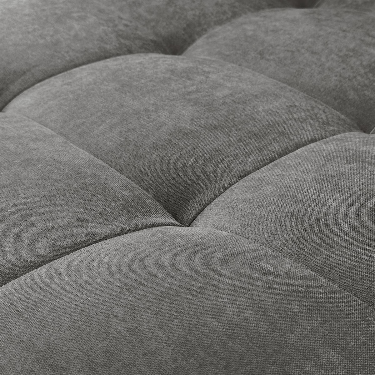 ECKSOFA Gepolstertes CLOUD mit Schlaffunktion und Bettkasten, Wind 21 - Dunkelgrün, Textil (277/143cm) - Lookway
