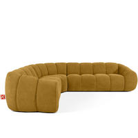 ECKSOFA LINKS FLAVA, Honigfarben - Honig, Holz/Holzwerkstoff (310/270cm) - KONSIMO®