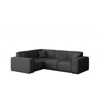GARTENECKSOFA L-form MALIBU Stoff Odyssey Anthrazit Links - Anthrazit, Holz (181/73/246cm) - Kaiser Möbel