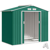 GARTENHAUS Grun 1 Stück - Grün, Kunststoff/Metall (130/185/213cm) - GiPP