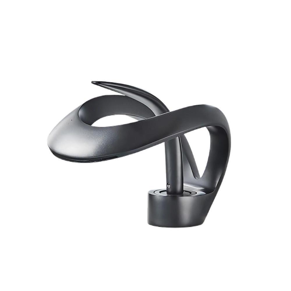 WASCHTISCHARMATUR Standard Schwarz - Schwarz, Metall (9/15/5cm) - Beaface