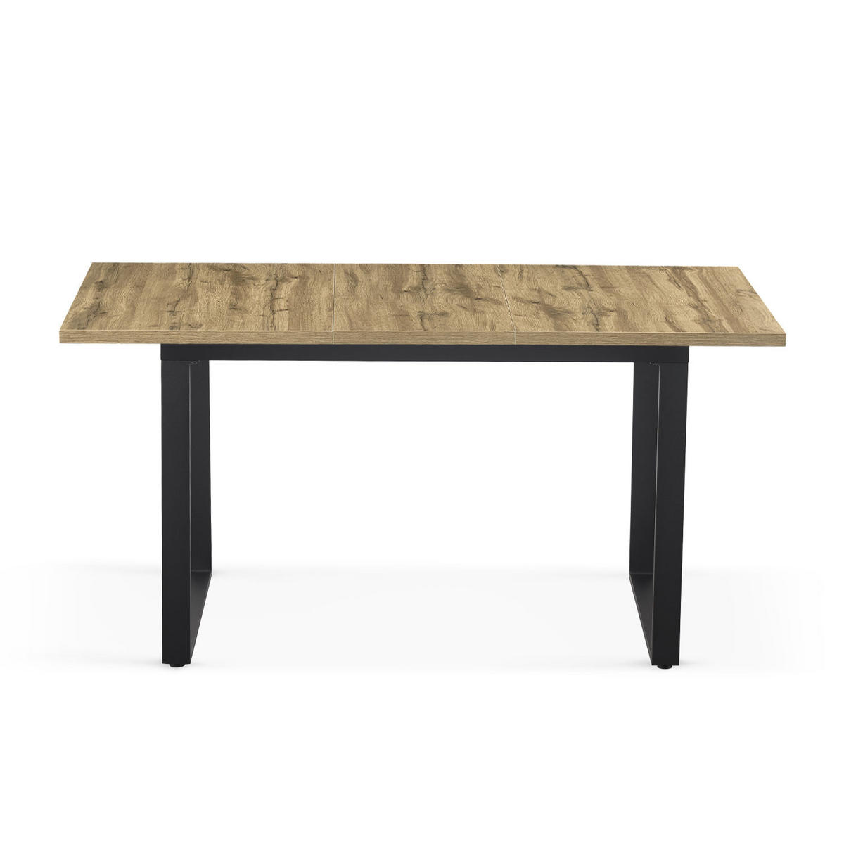 ESSTISCH ANNA 120-160/80/76 cm Eiche - Eichefarben, Holz (80/120/76cm) - B&D Home