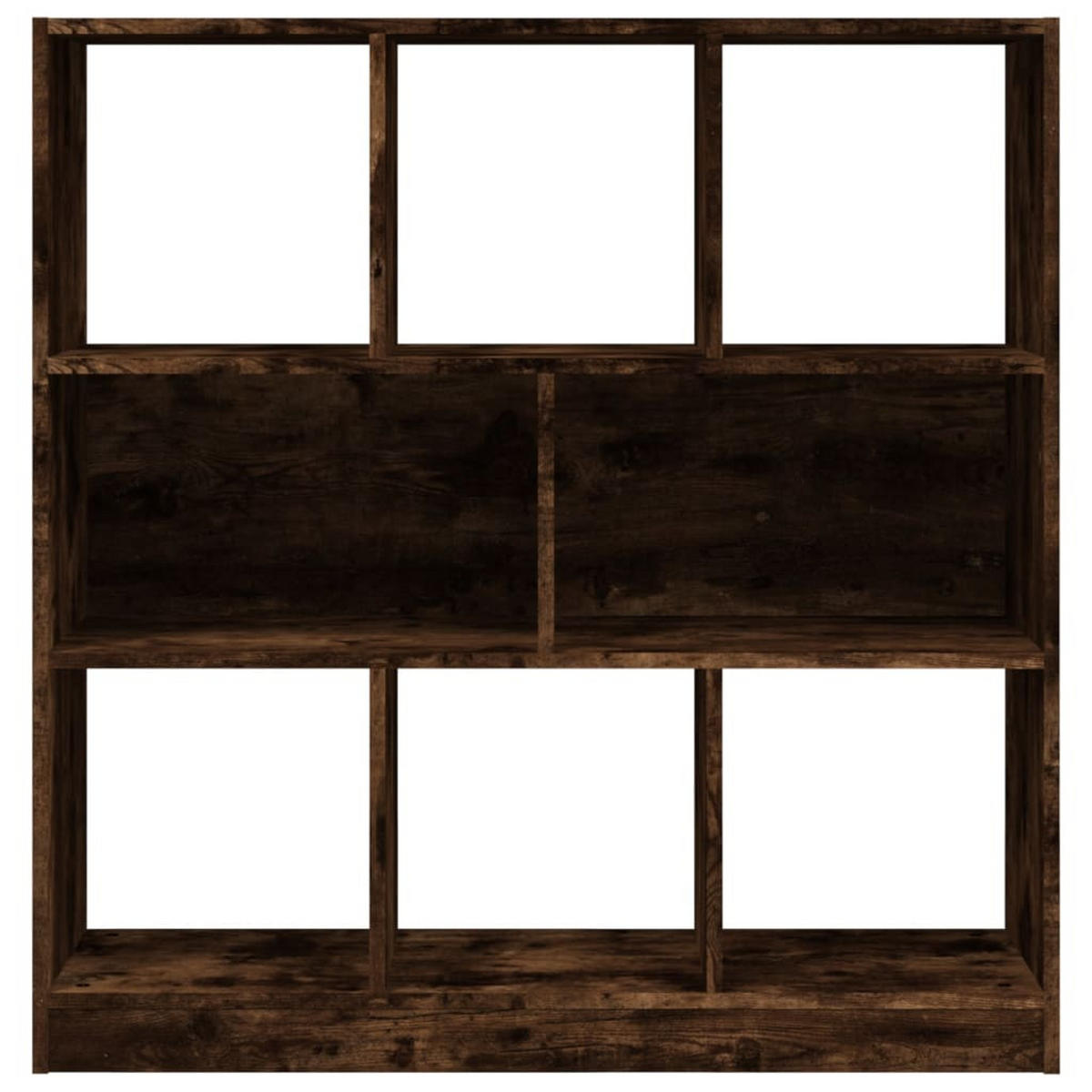 BÜCHERREGAL Räuchereiche 97,5/29,5/100 Cm Holzwerkstoff - Dunkelbraun, Holzwerkstoff (29.5/100/97.5cm) - vidaXL