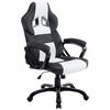 BÜROSTUHL Peso, Kunstleder Schwarz/Weiß - Weiß, Kunststoff/Textil (65/124/70cm) - TPFLiving
