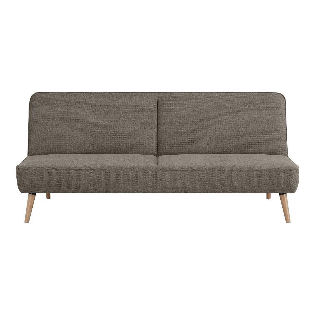 SCHLAFSOFA, Ella, Braun, Polyester, 186 x 91 x 83 cm - Braun, Textil (186/83/91cm) - ebuy24