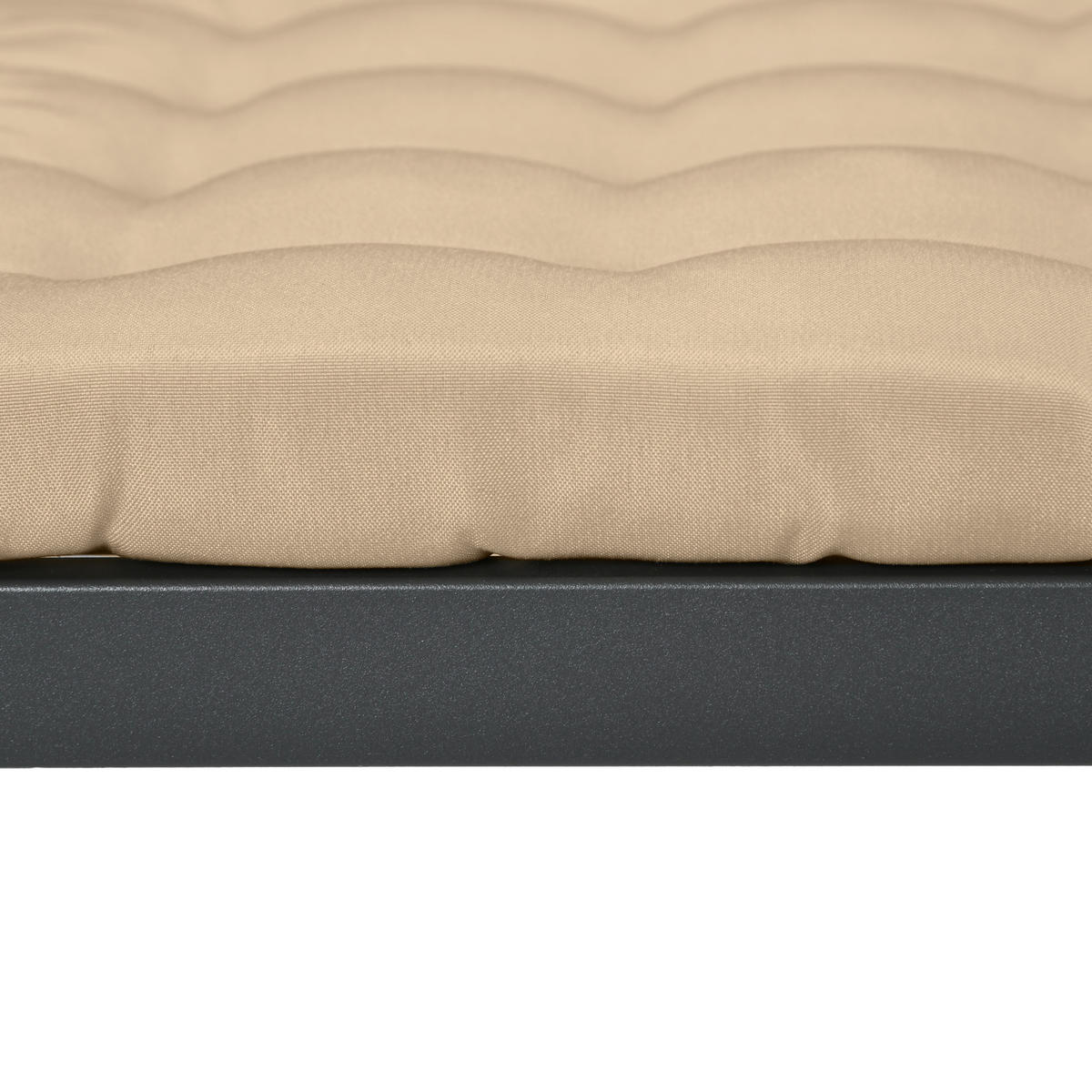 SESSELAUFLAGEN Khaki 6 Stück - Beige, Kunststoff (40/4/40cm) - GiPP