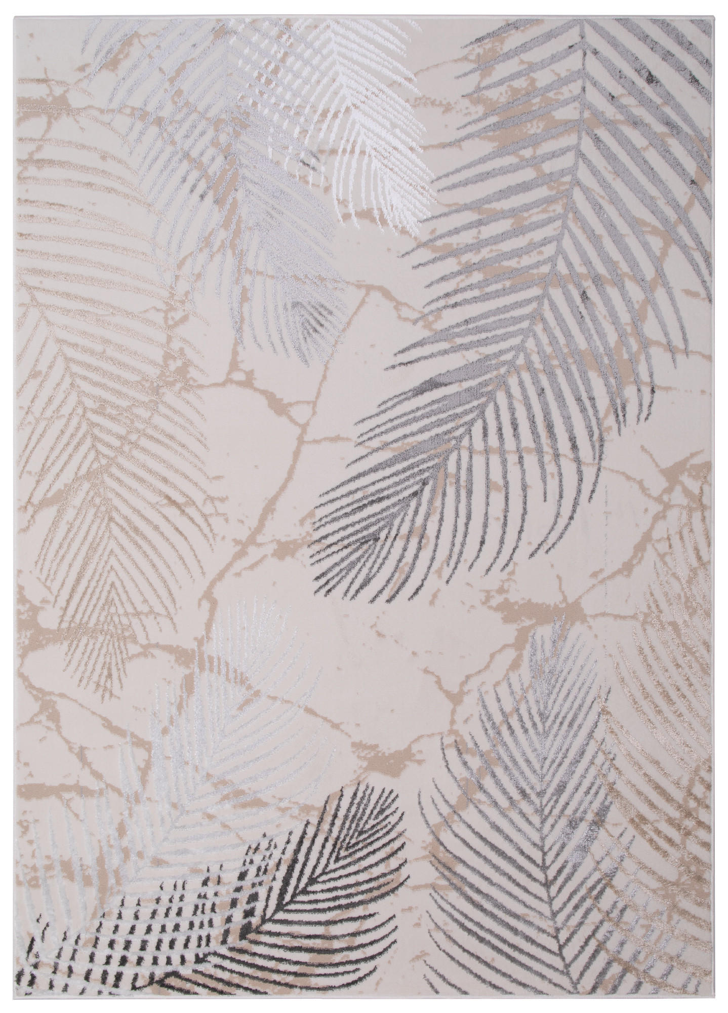 Tapiso Teppich Beige, Creme 80x150 cm