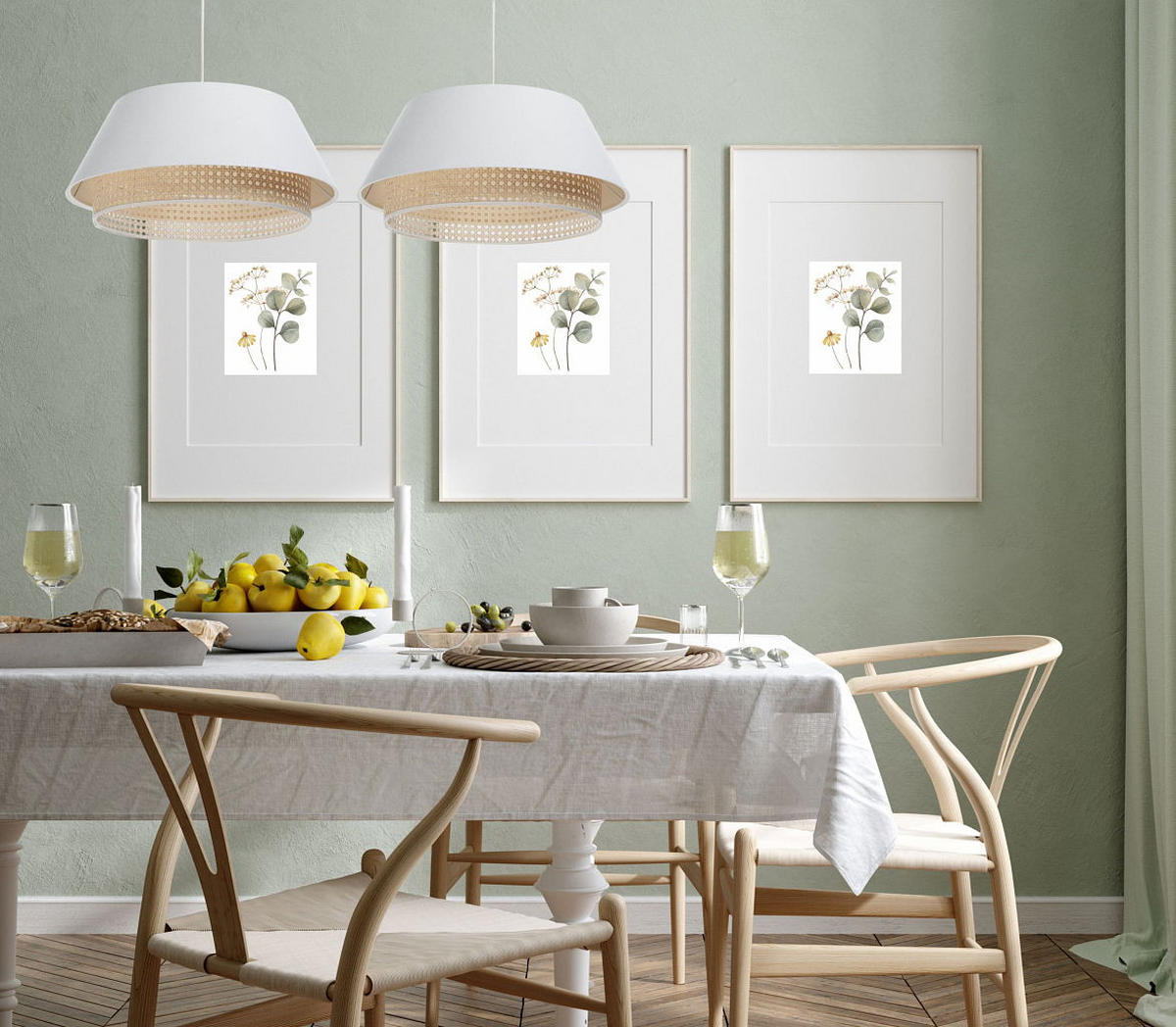 HÄNGELEUCHTE Weiß 50/23 cm - Weiß, Kunststoff (50/1.3/23cm) - ONZENO