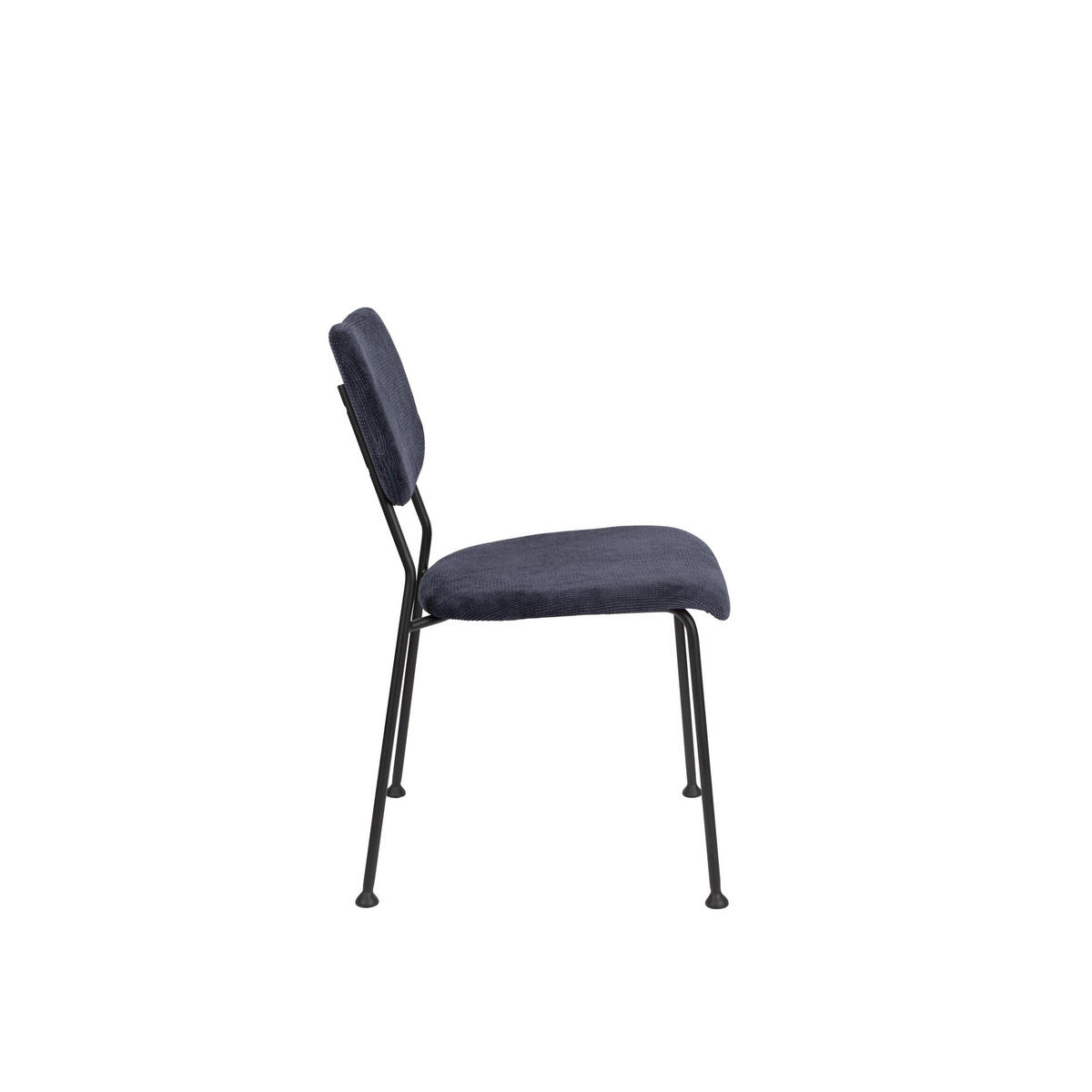 ESSZIMMERSTUHL Benson Dunkelblau - 2 er Set - Blau, Textil (47/81/56cm) - Zuiver