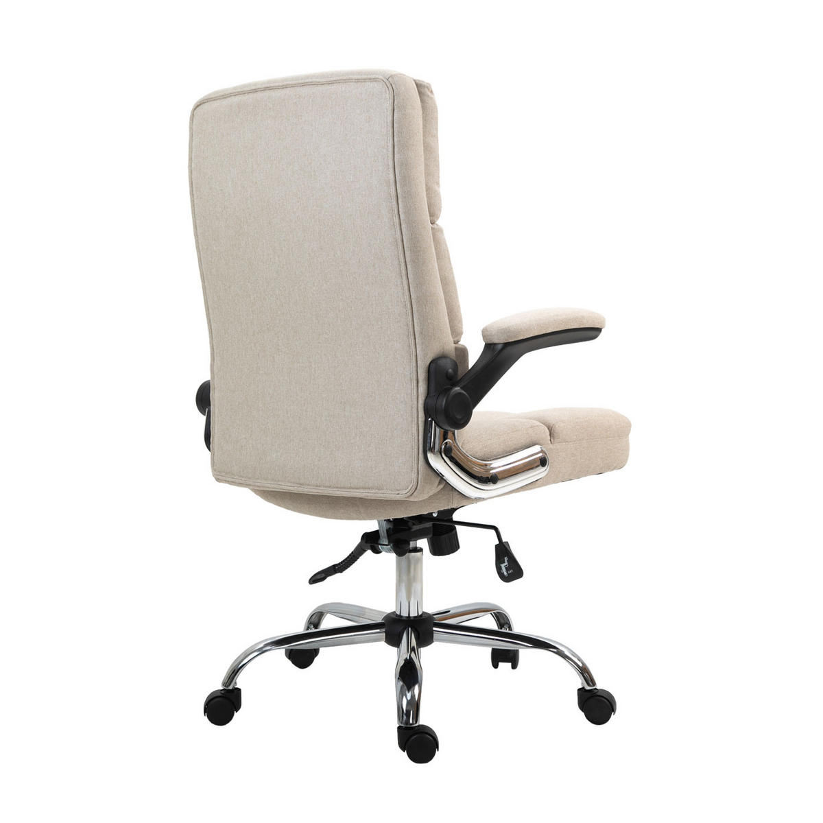 DREHSTUHL HxBxT 120x73x72cm Sitzhöhe 50cm höhenverstellbar Stoff/Textil Hellbraun - Hellbraun, Textil (73/120/72cm) - PROREGAL