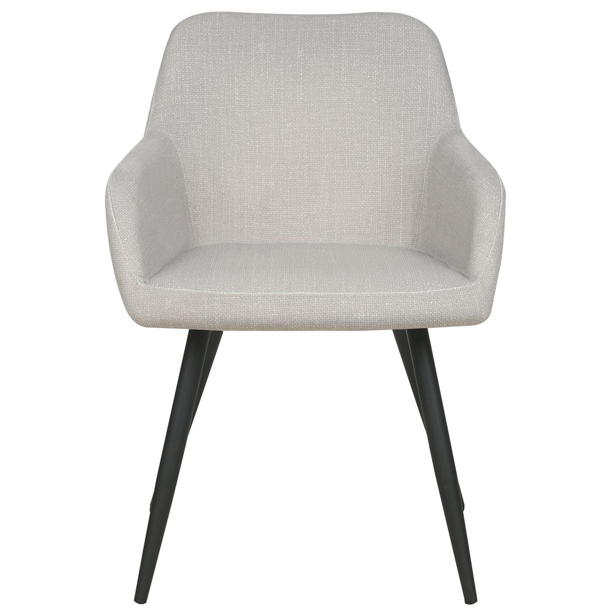 ESSZIMMERSTUHL 2er-Set Samt taupe Casmalia - Beige, Textil (59/78/62cm) - Beliani