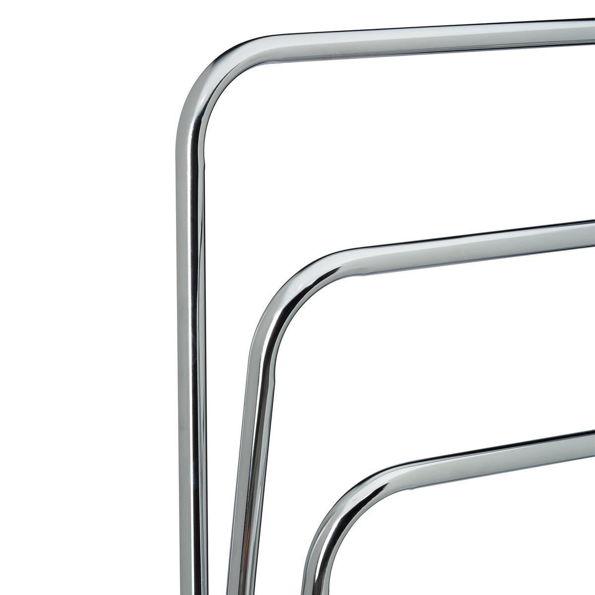 HANDTUCHSTÄNDER - Silberfarben, Metall (66/85/20cm) - Relaxdays