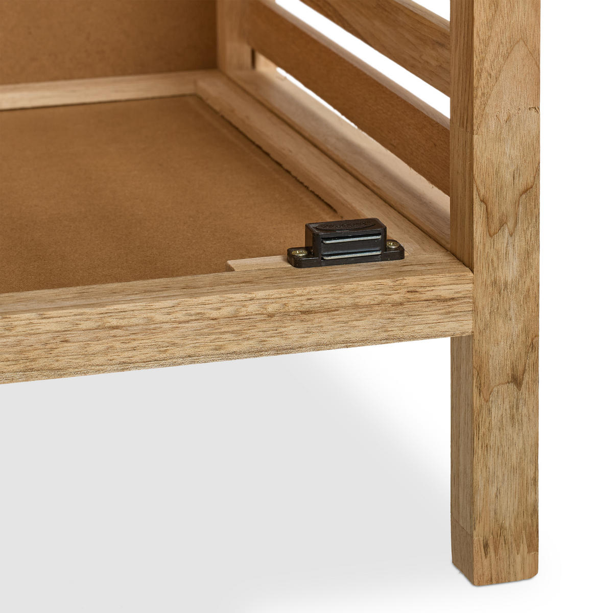 BADEZIMMERREGAL - Hellbraun, Holz/Holzwerkstoff (40/86/36cm) - Relaxdays