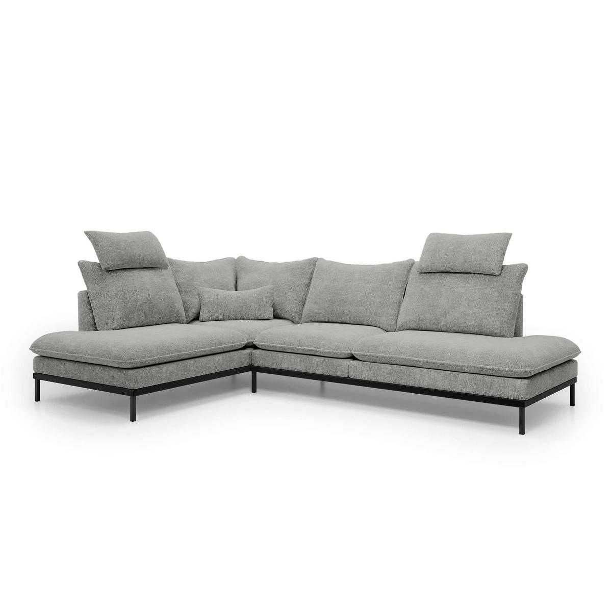 ECKSOFA Leafy Goldfarben 293 cm - Goldfarben, Textil (293/90/198cm) - Pillovely