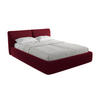 POLSTERBETT mit Bettkasten und Lattenrost 180x228 Rot - Bordeaux/Rot, Kunststoff/Textil (160/200cm) - Makamii