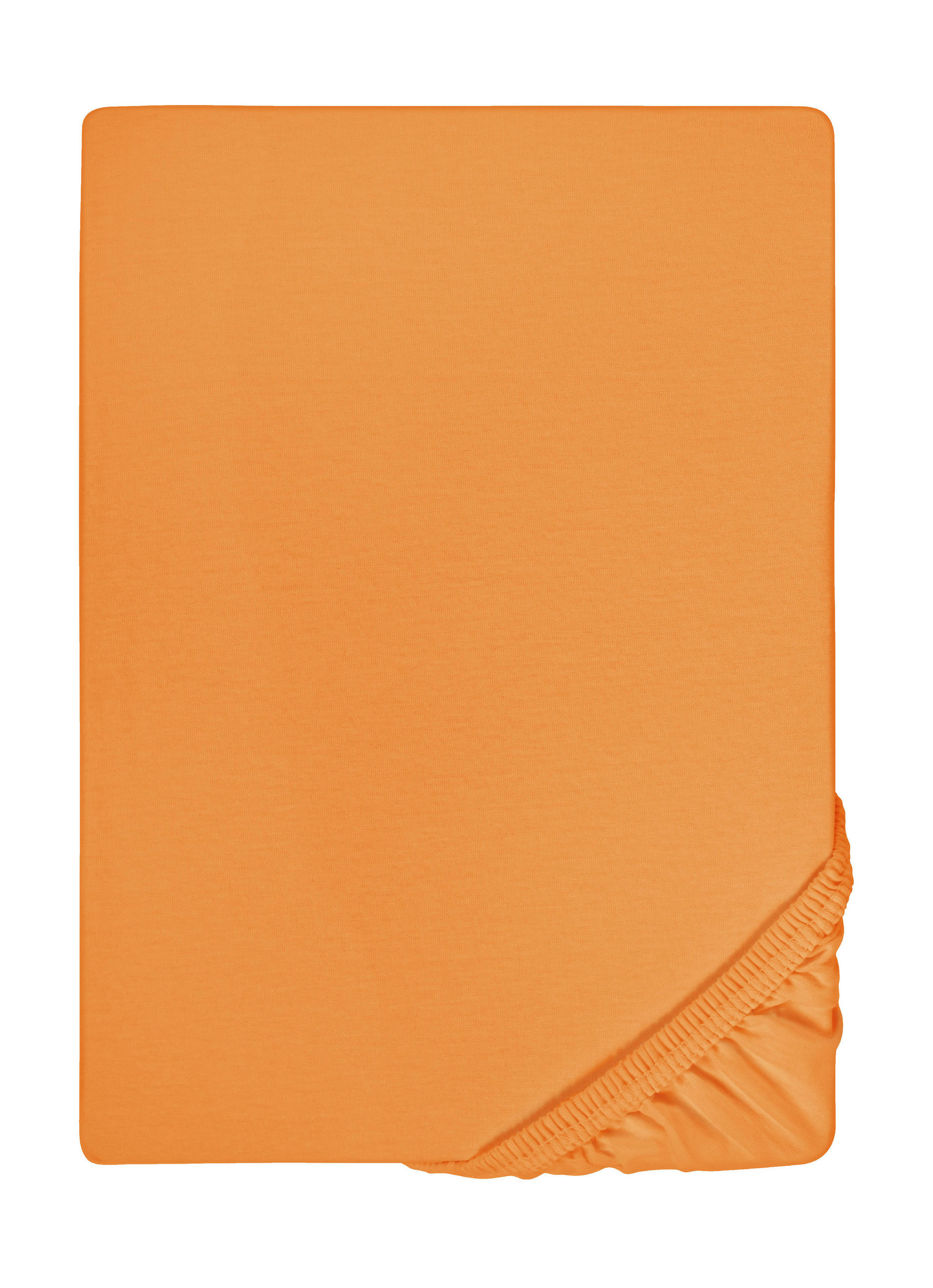 biberna Spannbetttuch Orange 100x200 cm