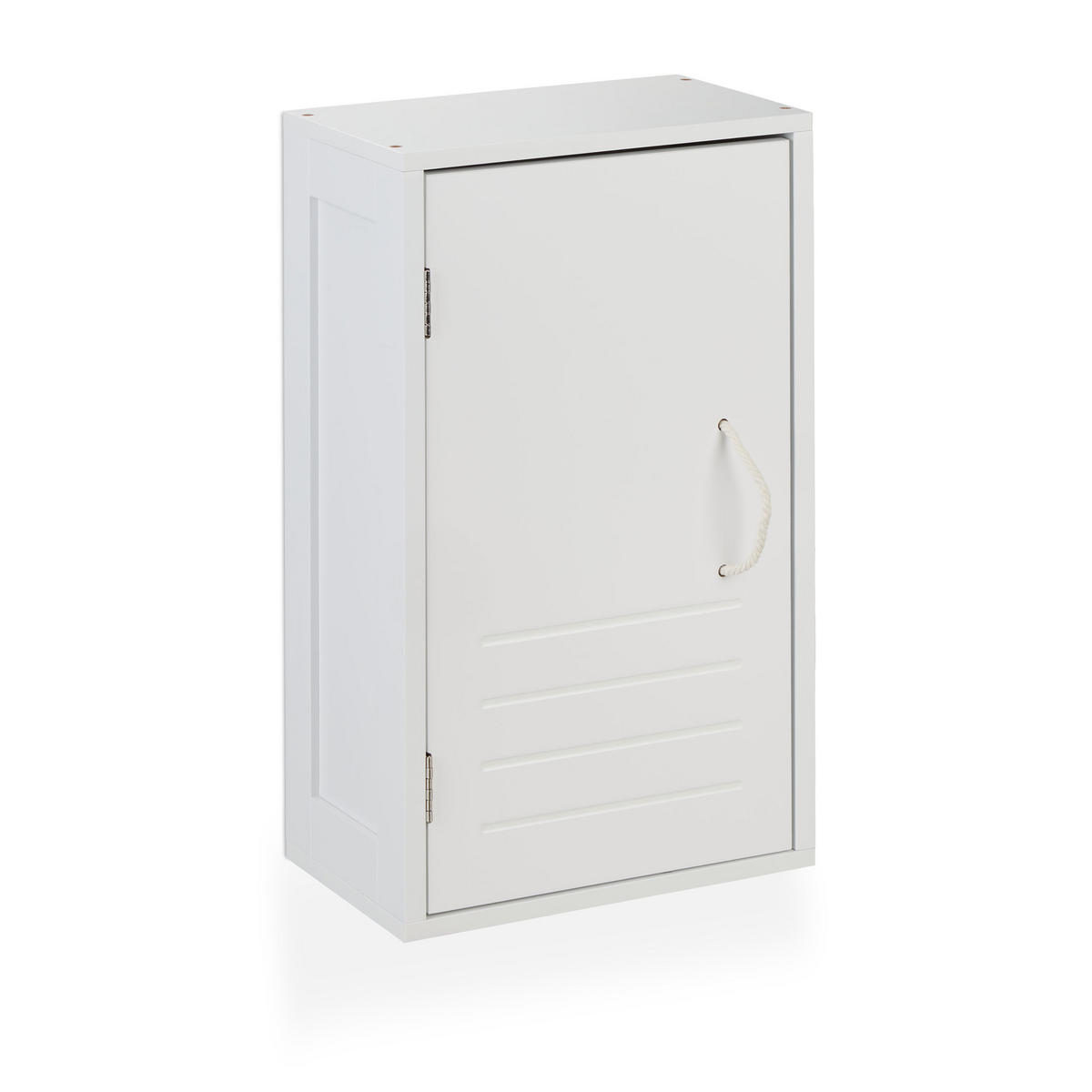 HÄNGESCHRANK - Weiß, Holzwerkstoff/Textil (30/50/18.5cm) - Relaxdays